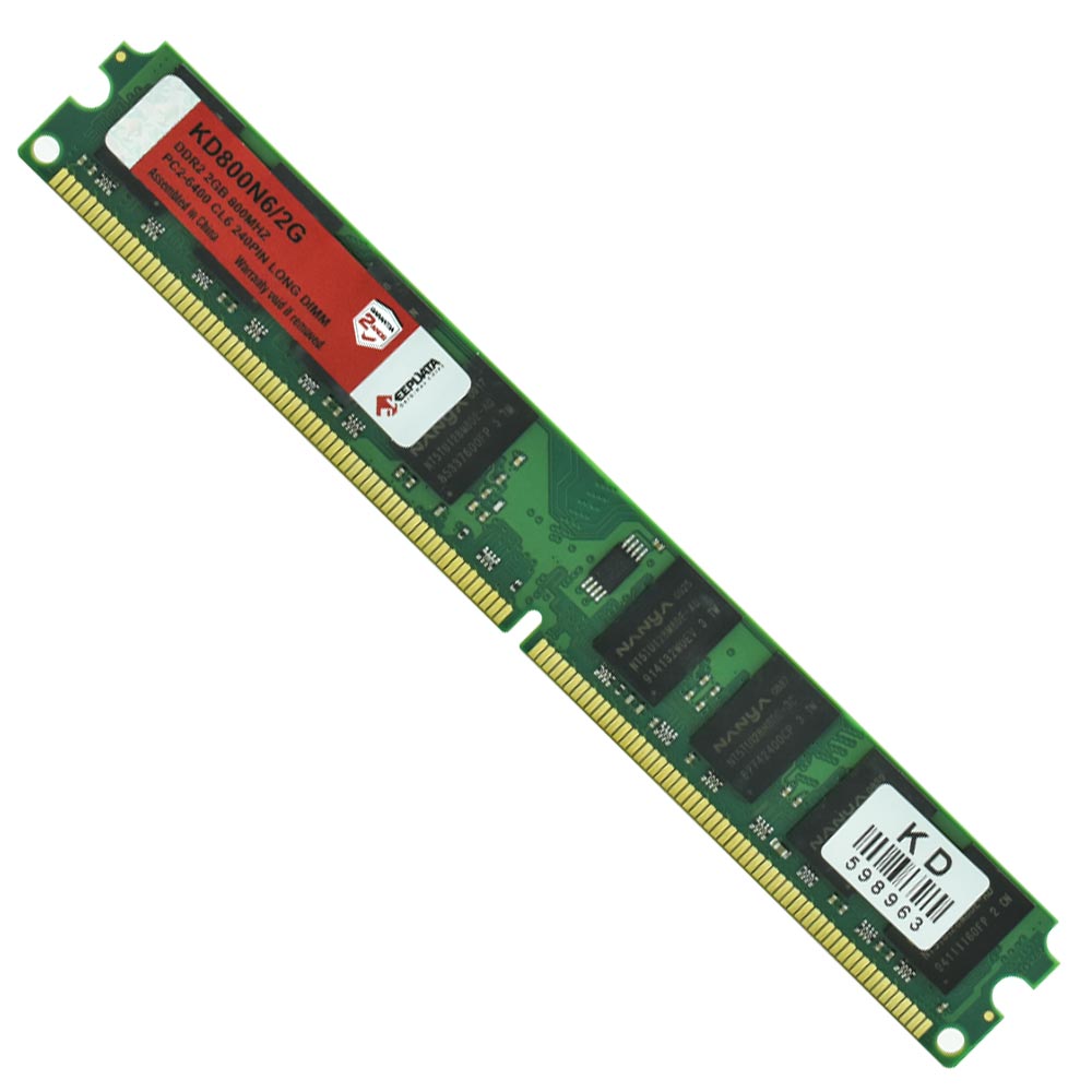 Memória RAM Keepdata DDR2 2GB 800MHz - KD800N6/2G