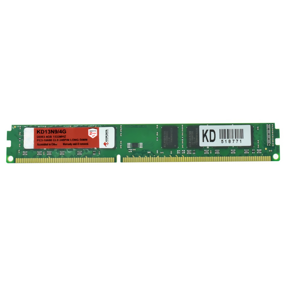 Memória RAM Keepdata DDR3 4GB 1333MHz -KD13N9/4G