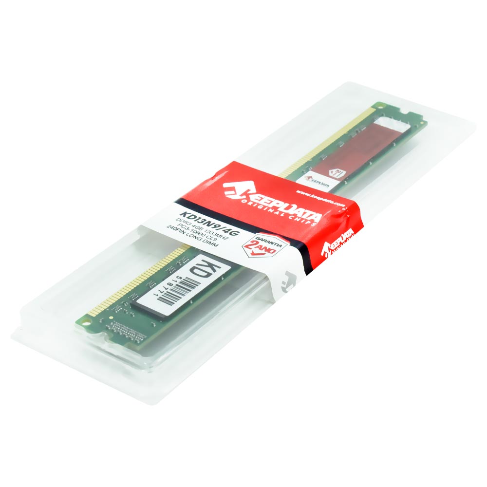 Memória RAM Keepdata DDR3 4GB 1333MHz -KD13N9/4G