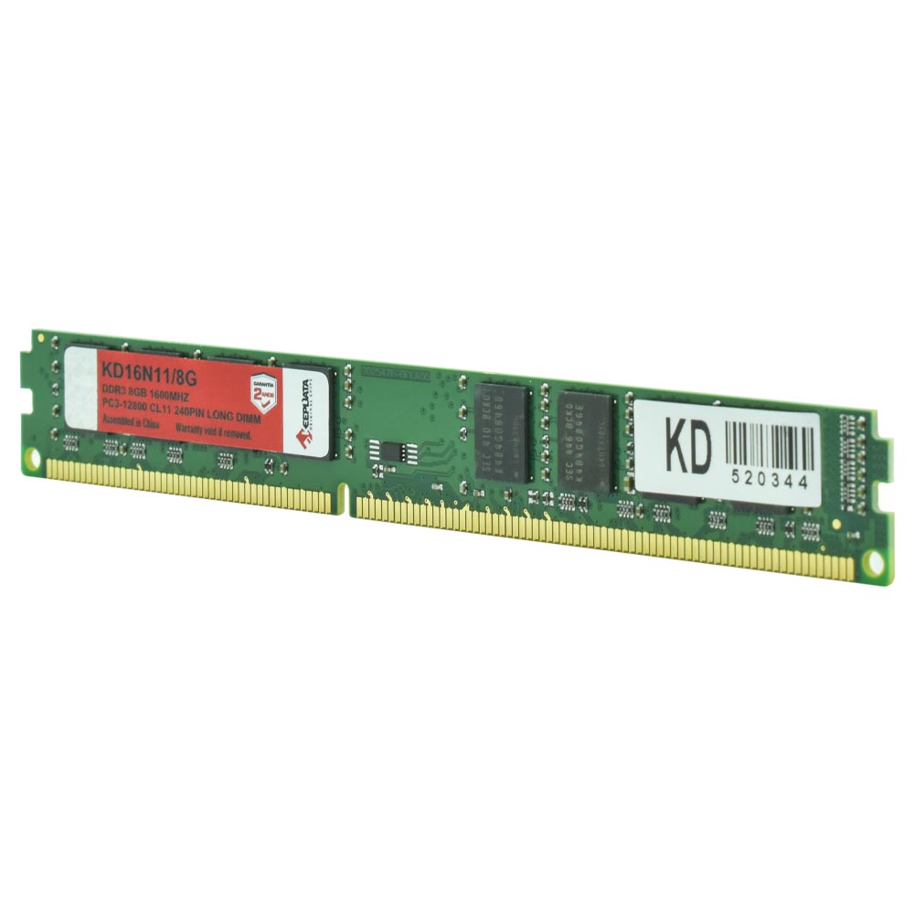 Memória RAM Keepdata DDR3 8GB 1600MHz - KD16N11/8G