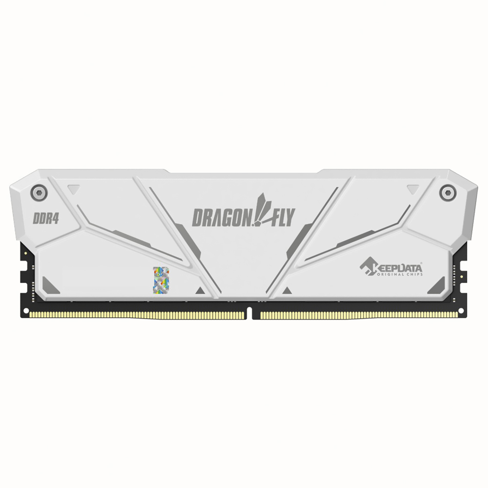 Memória RAM Keepdata Dragonfly DDR4 8GB 3600MHz - Branco (KDH36C18W/8G)