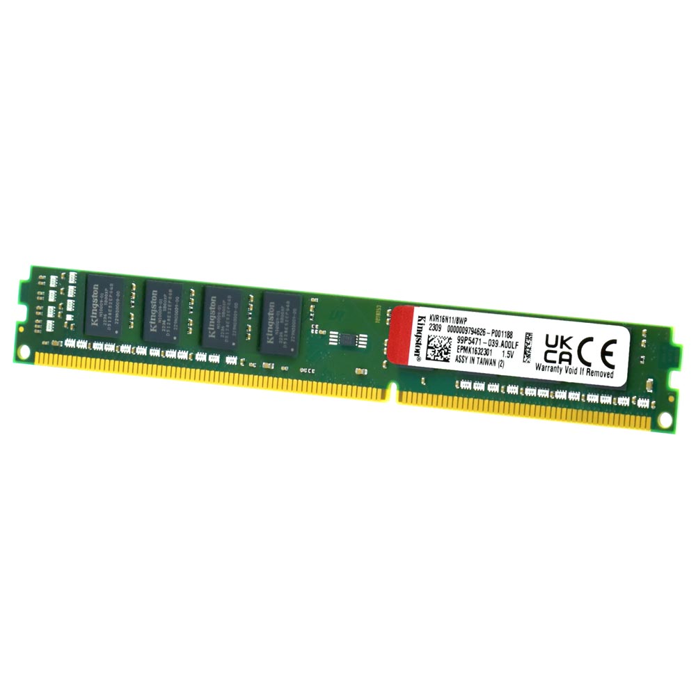 Memória RAM Kingston DDR3 8GB 1600MHz - KVR16N11/8WP