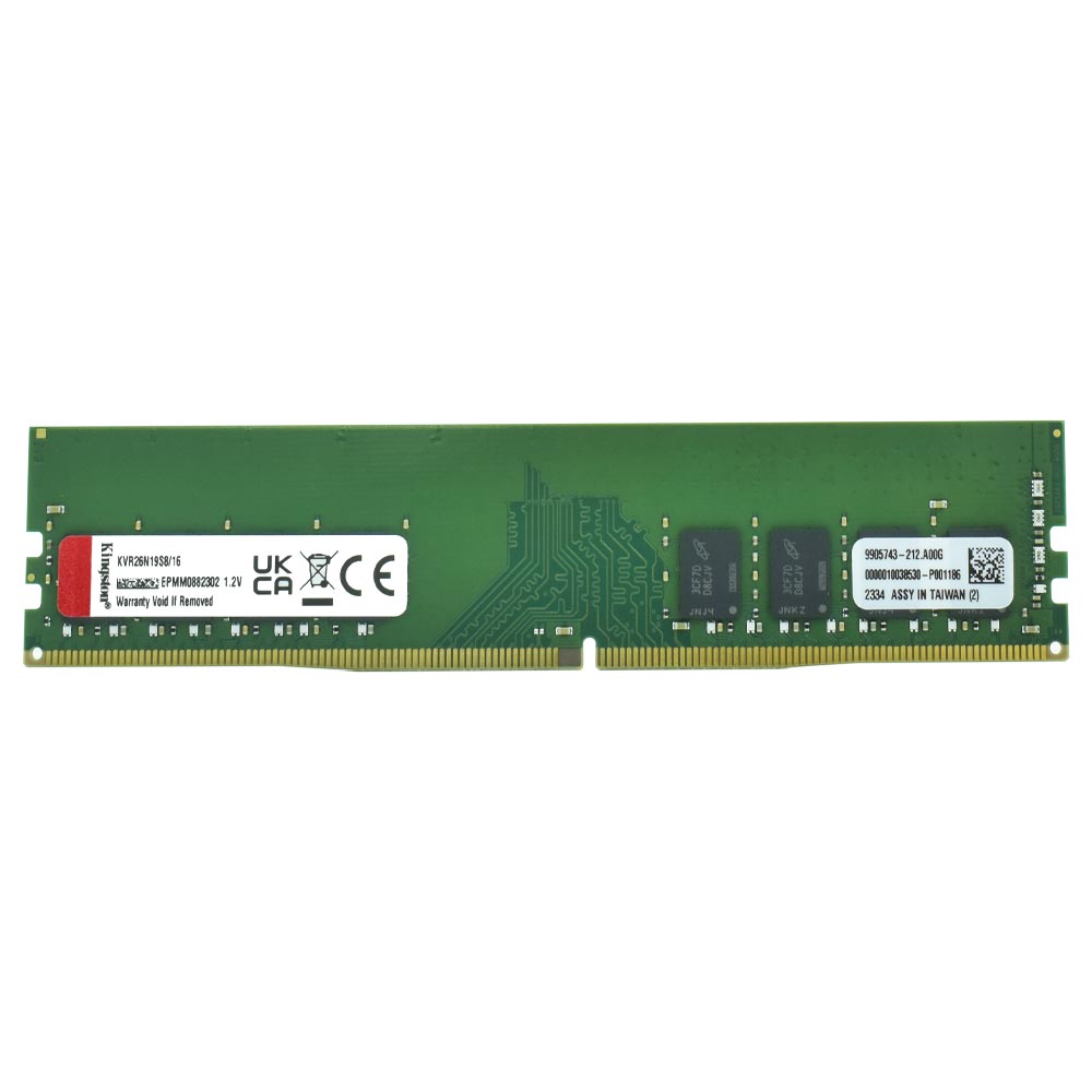 Memória RAM Kingston DDR4 16GB 2666MHz - KVR26N19S8/16