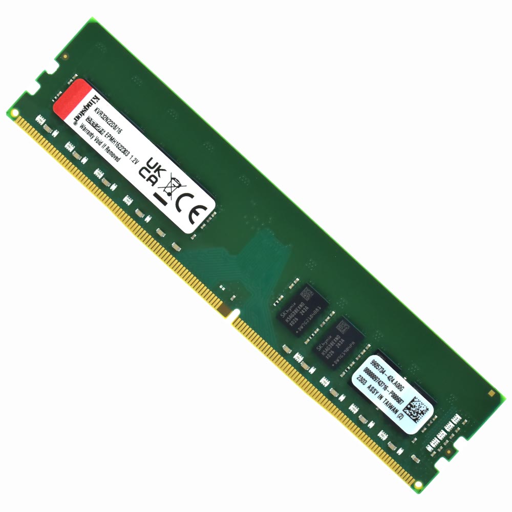 Memória RAM Kingston DDR4 16GB 3200MHz - KVR32N22D8/16