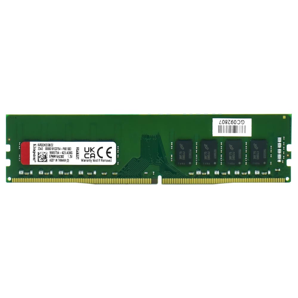 Memória RAM Kingston DDR4 32GB 3200MHz - KVR32N22D8/32