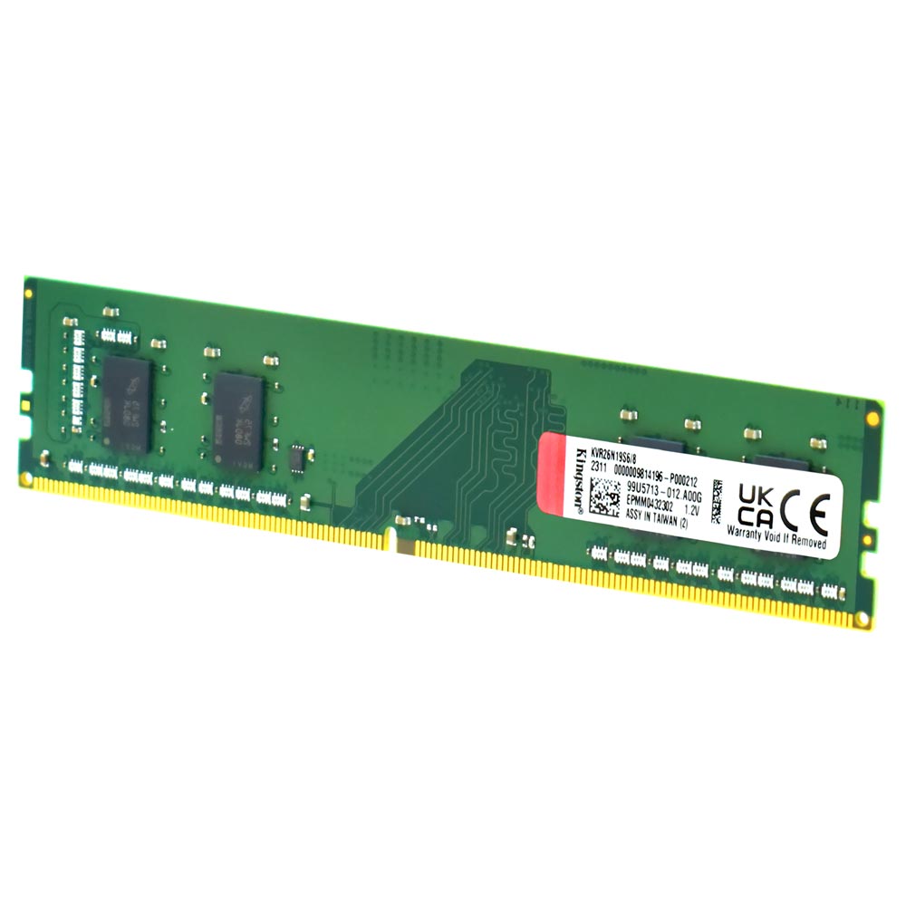 Memória RAM Kingston DDR4 8GB 2666MHz - KVR26N19S6/8