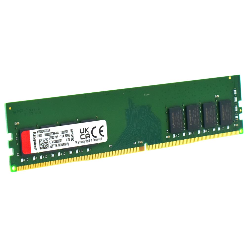 Memória RAM Kingston DDR4 8GB 3200MHz - KVR32N22S8/8