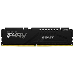 Memória RAM Kingston Fury Beast DDR5 16GB 5200MHz - Preto (KF552C36BBE-16)