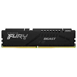 Memória RAM Kingston Fury Beast DDR5 16GB 5600MHz - Preto (KF556C40BB-16)