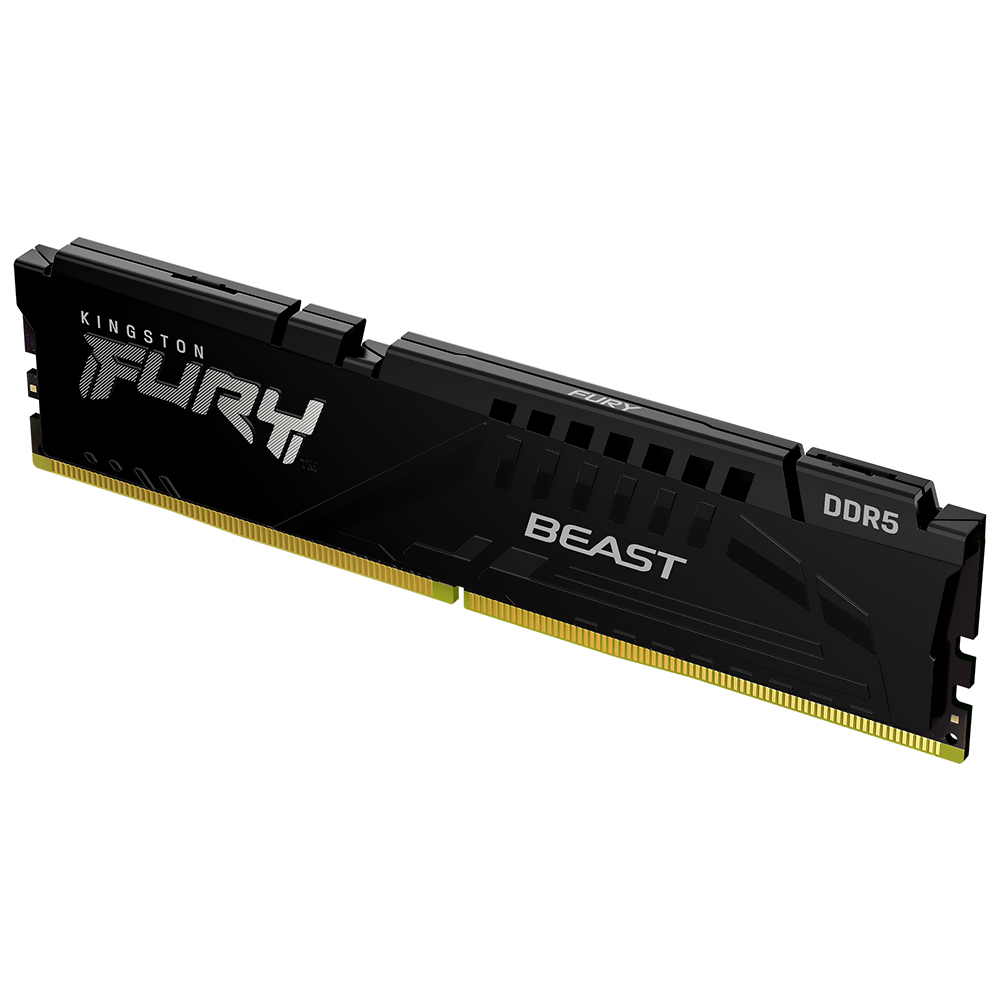 Memória RAM Kingston Fury Beast DDR5 32GB 6400MHz - Preto (KF564C32BBE-32)