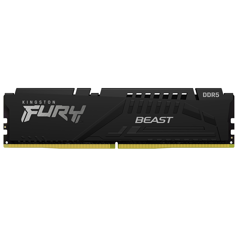 Memória RAM Kingston Fury Beast DDR5 32GB 6400MHz - Preto (KF564C32BBE-32)