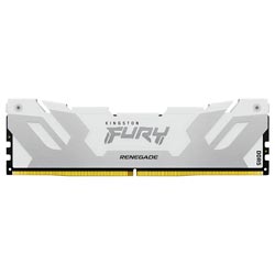 Memória RAM Kingston Fury Renegade DDR5 16GB 6400MHz - Branco / Prata (KF564C32RW-16)
