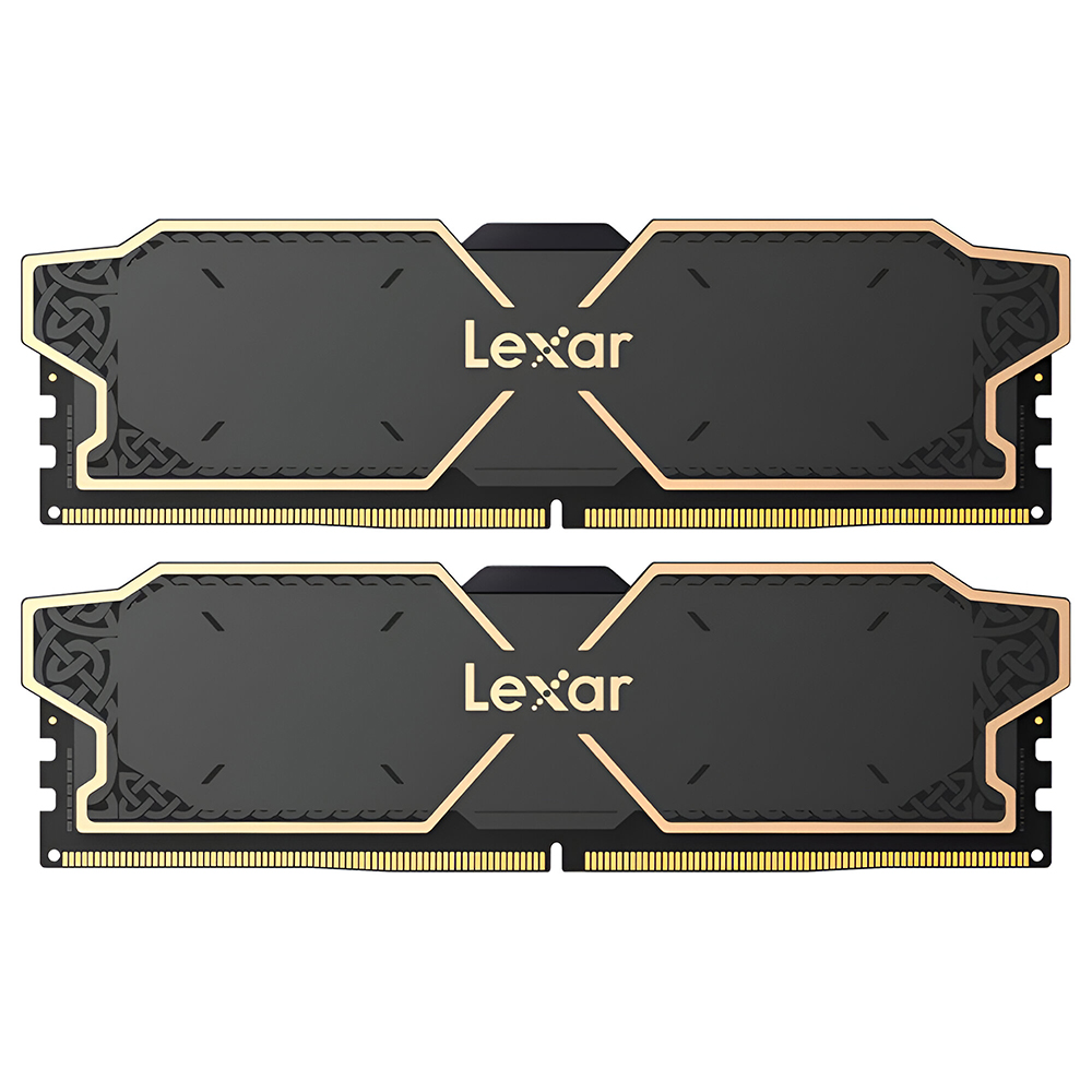 Memória RAM Lexar Thor DDR5 32GB (2x16GB) 5600MHz - Preto (LD5U16G56C36LG-RUD)