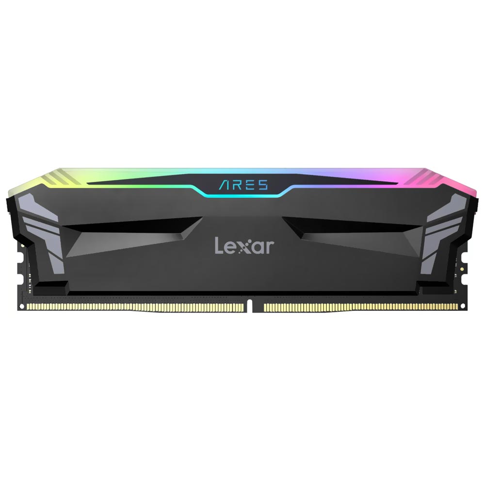 Memória RAM Lexar XMP OC Ares DDR4 16GB 3600MHz / RGB - Preto (LD4BU016G-R3600GSLA)