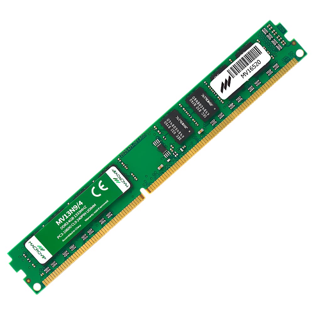 Memória RAM Macrovip DDR3 4GB 1333MHz - MV13N9/4 