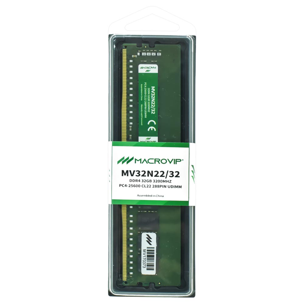 Memória RAM Macrovip DDR4 32GB 3200MHz - MV32N22/32