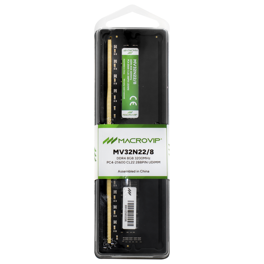 Memória RAM Macrovip DDR4 8GB 3200MHz - MV32N22/8
