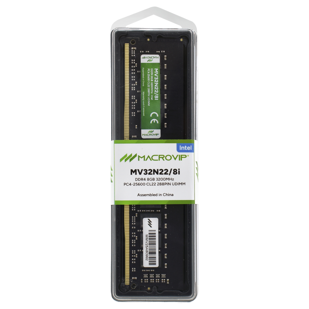 Memória RAM Macrovip DDR4 8GB 3200MHz - MV32N22/8I