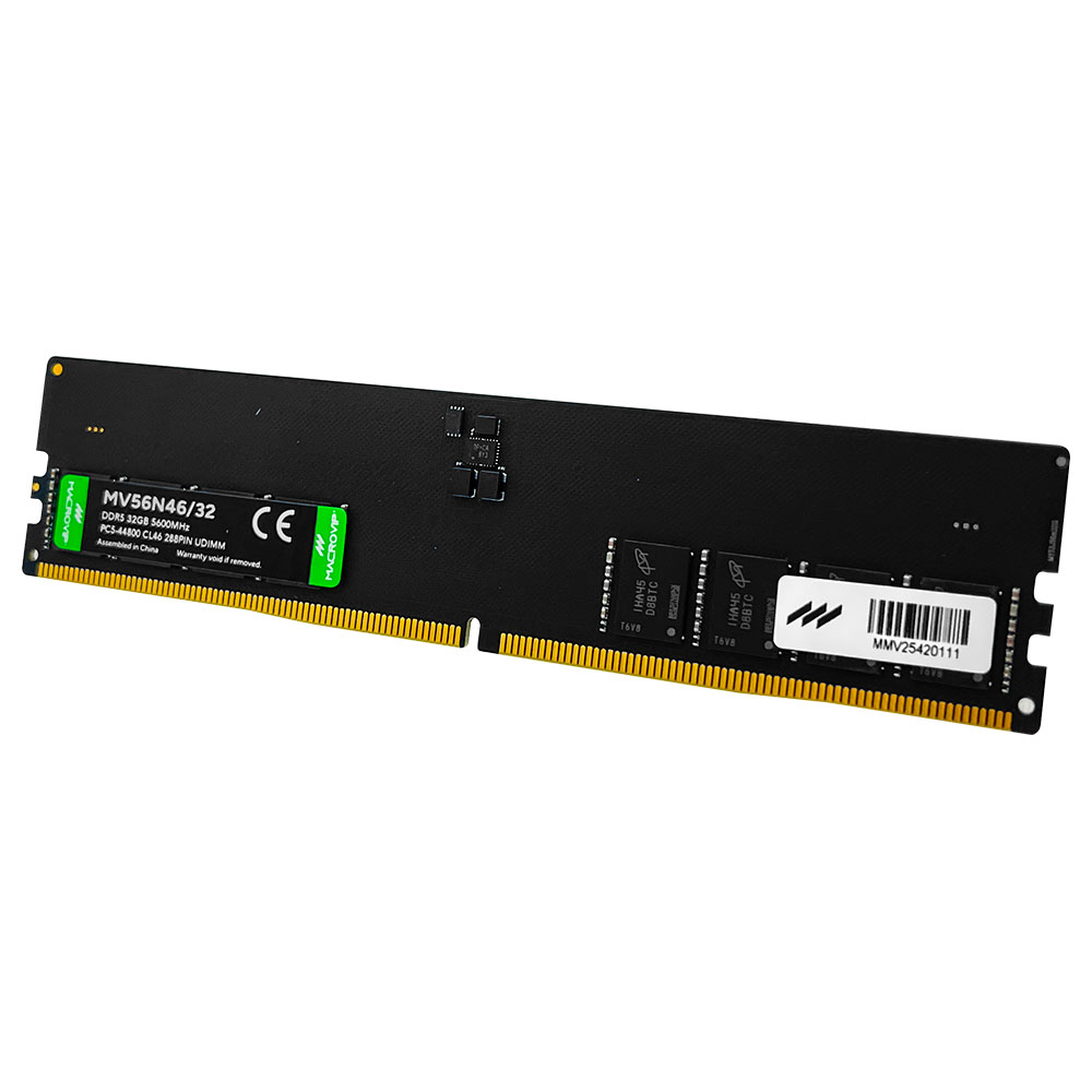 Memória RAM Macrovip DDR5 32GB 5600MHz - MV56N46/32