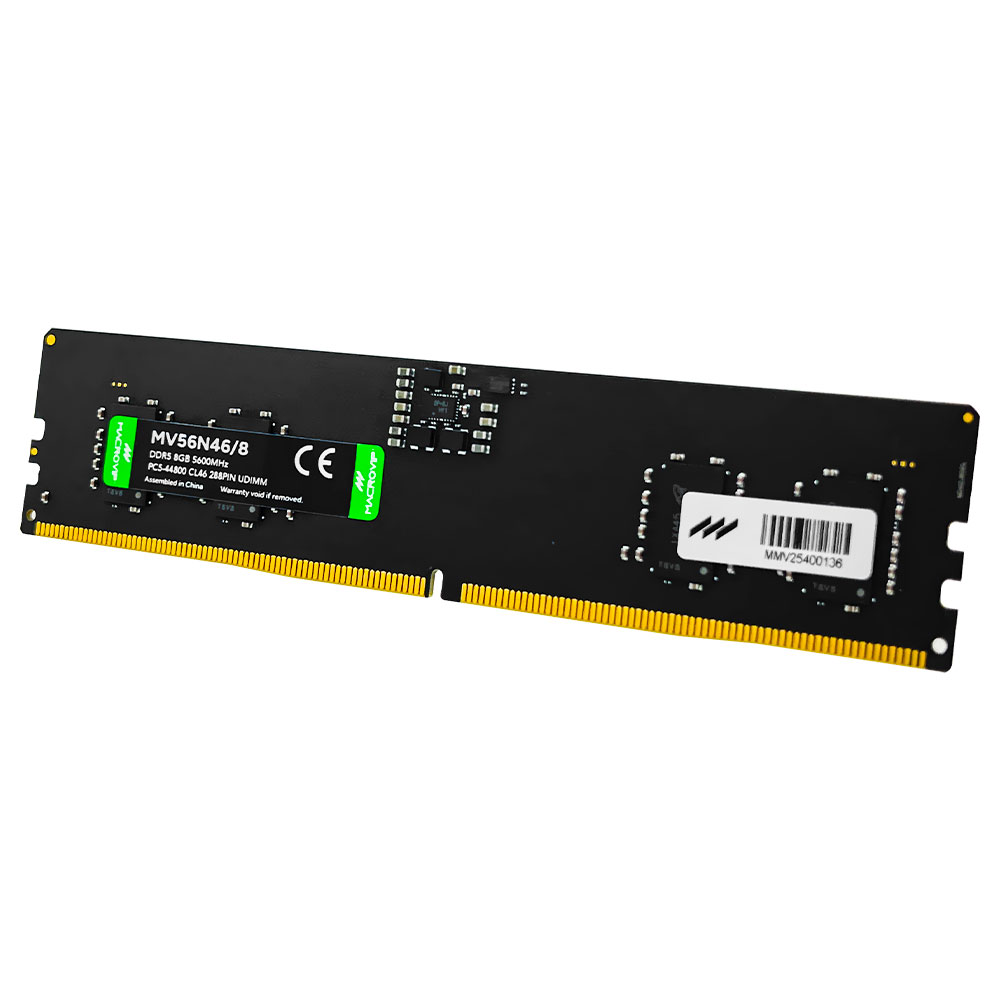 Memória RAM Macrovip DDR5 8GB 5600MHz - MV56N46/8