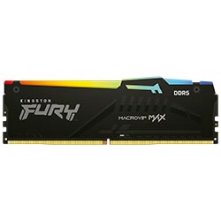 Memória RAM Macrovip Max by Kingston Fury DDR5 16GB 5600MHz RGB - Preto (KF556C36BBEA-16CLLB)