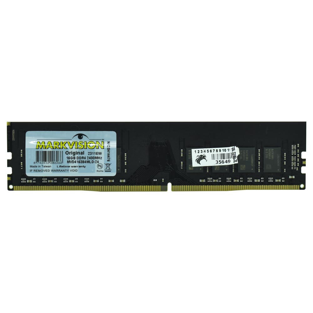 Memória RAM Markvision DDR4 16GB 2400MHz - MVD416384MLD-24