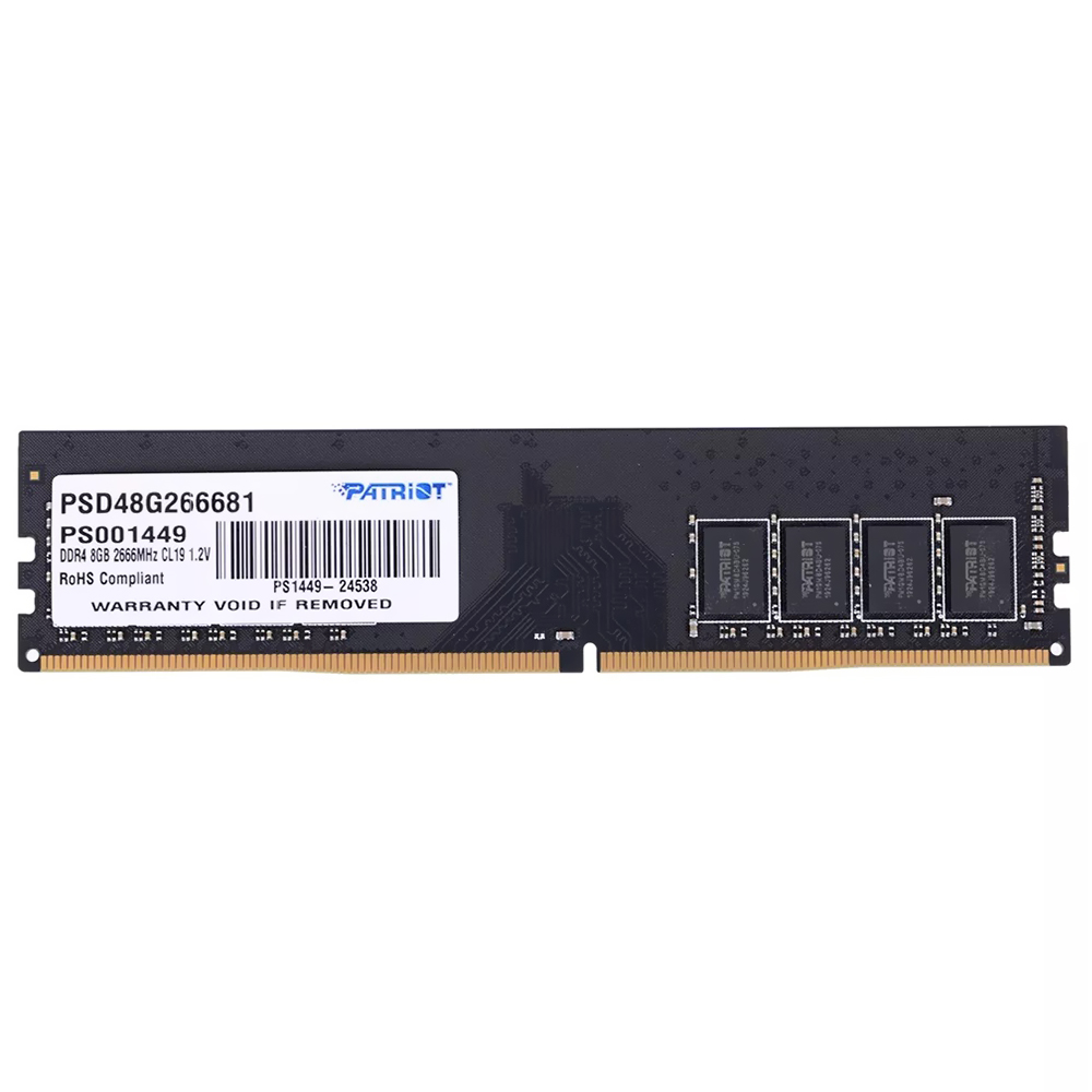 Memória RAM Patriot Signature DDR4 8GB 2666MHz - PSD48G266681