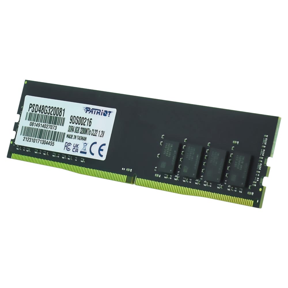 Memória RAM Patriot Signature DDR4 8GB 3200MHz - PSD48G320081