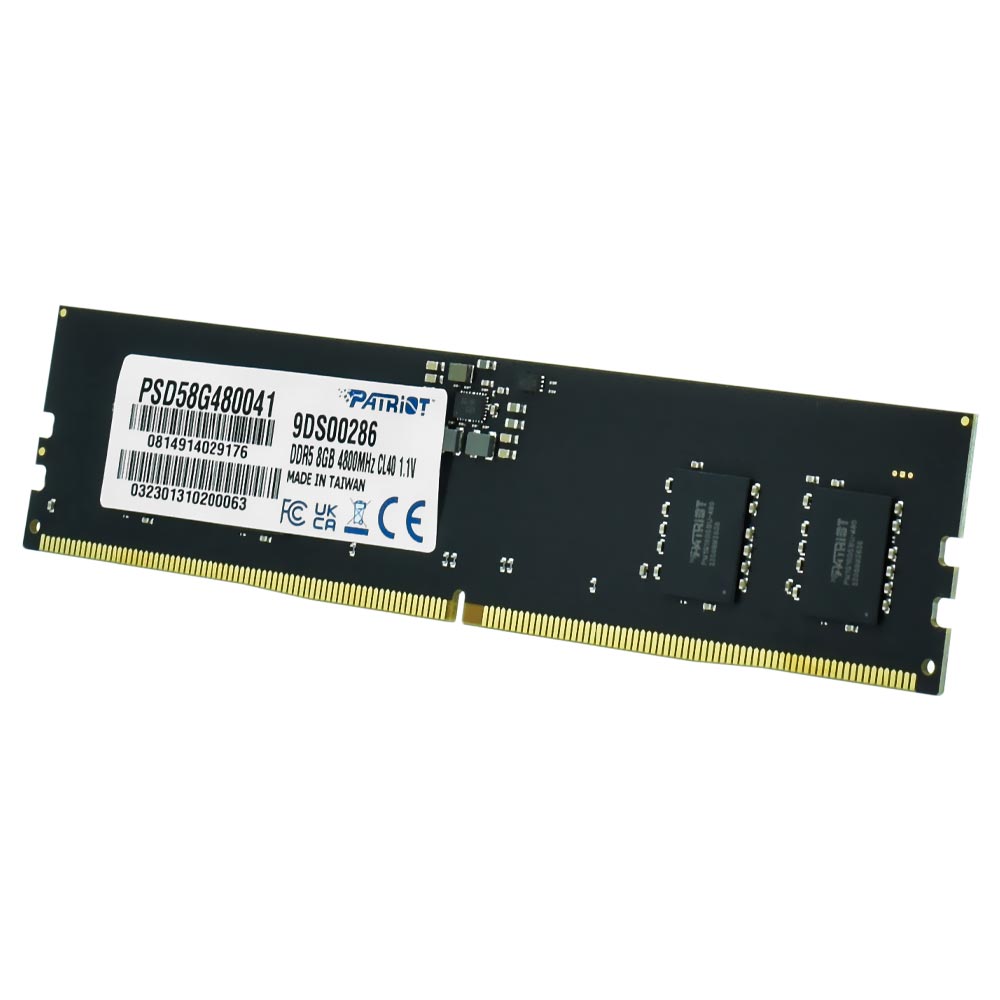 Memória RAM Patriot Signature DDR5 8GB 4800MHz (PSD58G480041)