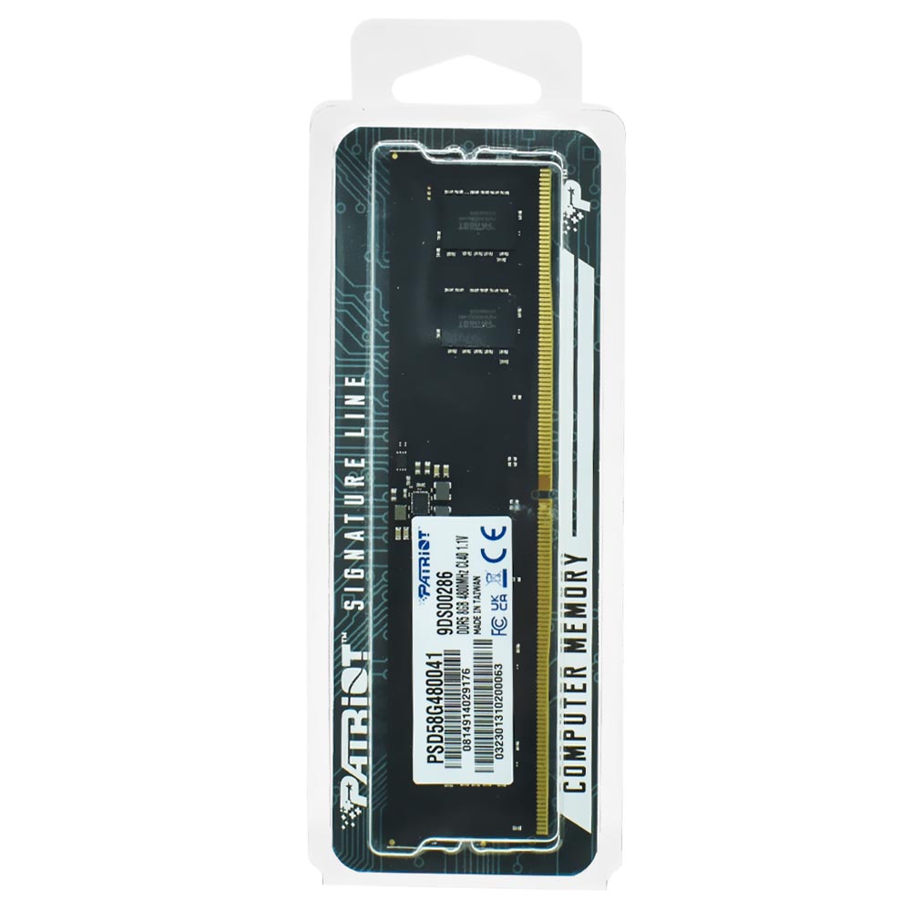 Memória RAM Patriot Signature DDR5 8GB 4800MHz (PSD58G480041)