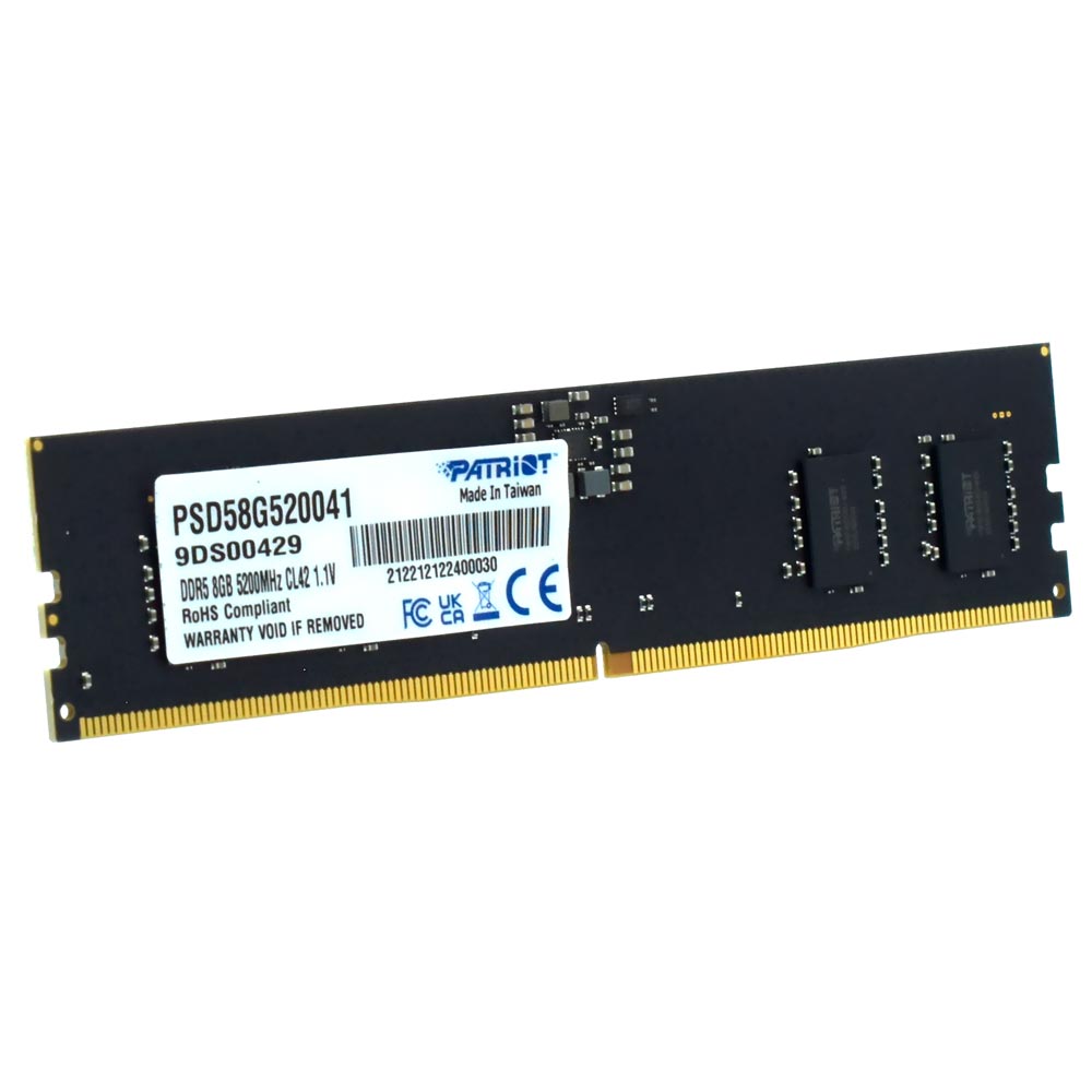 Memória RAM Patriot Signature DDR5 8GB 5200MHz - PSD58G520041