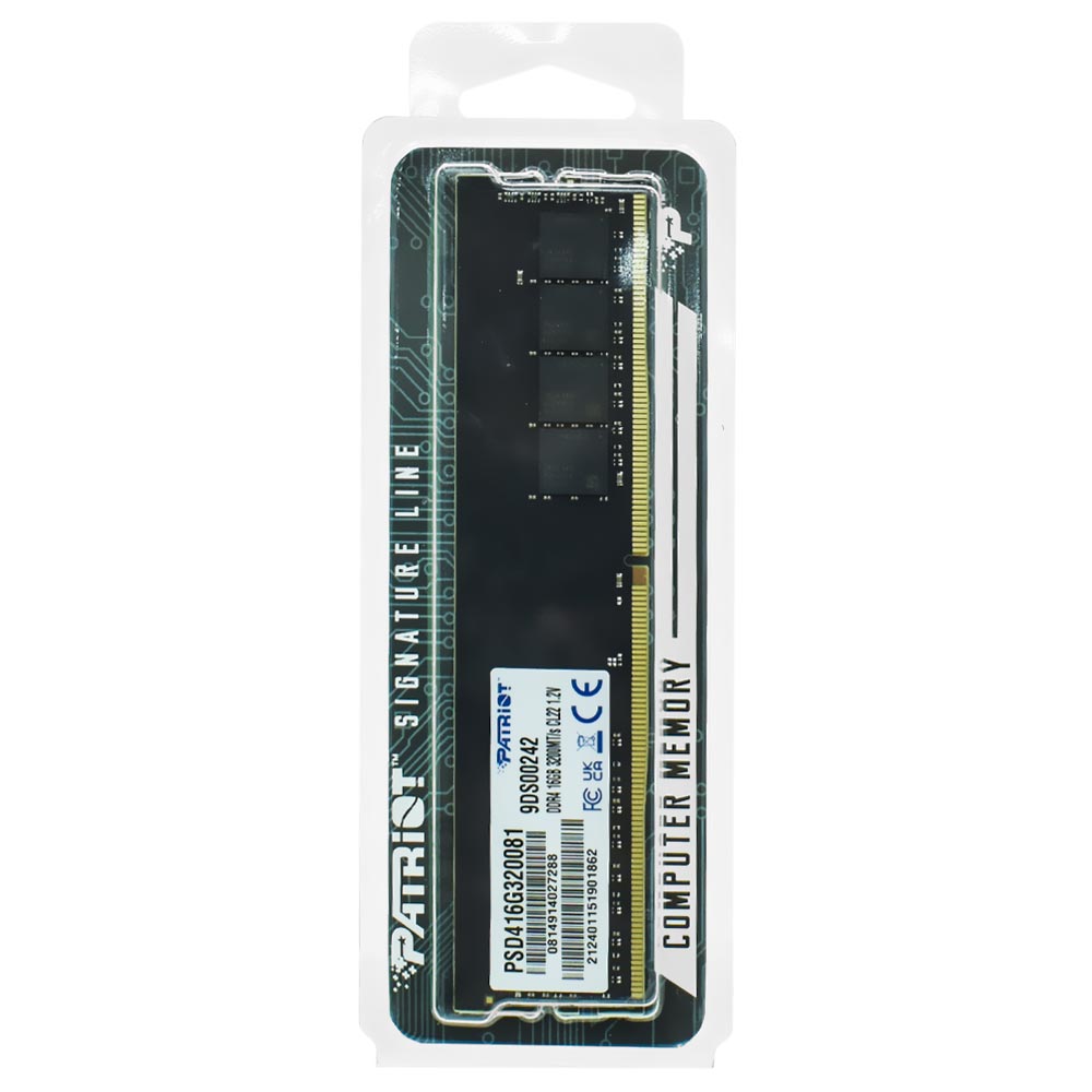 Memória RAM Patriot Signature Line DDR4 16GB 3200MHz - Preto (PSD416G320081)