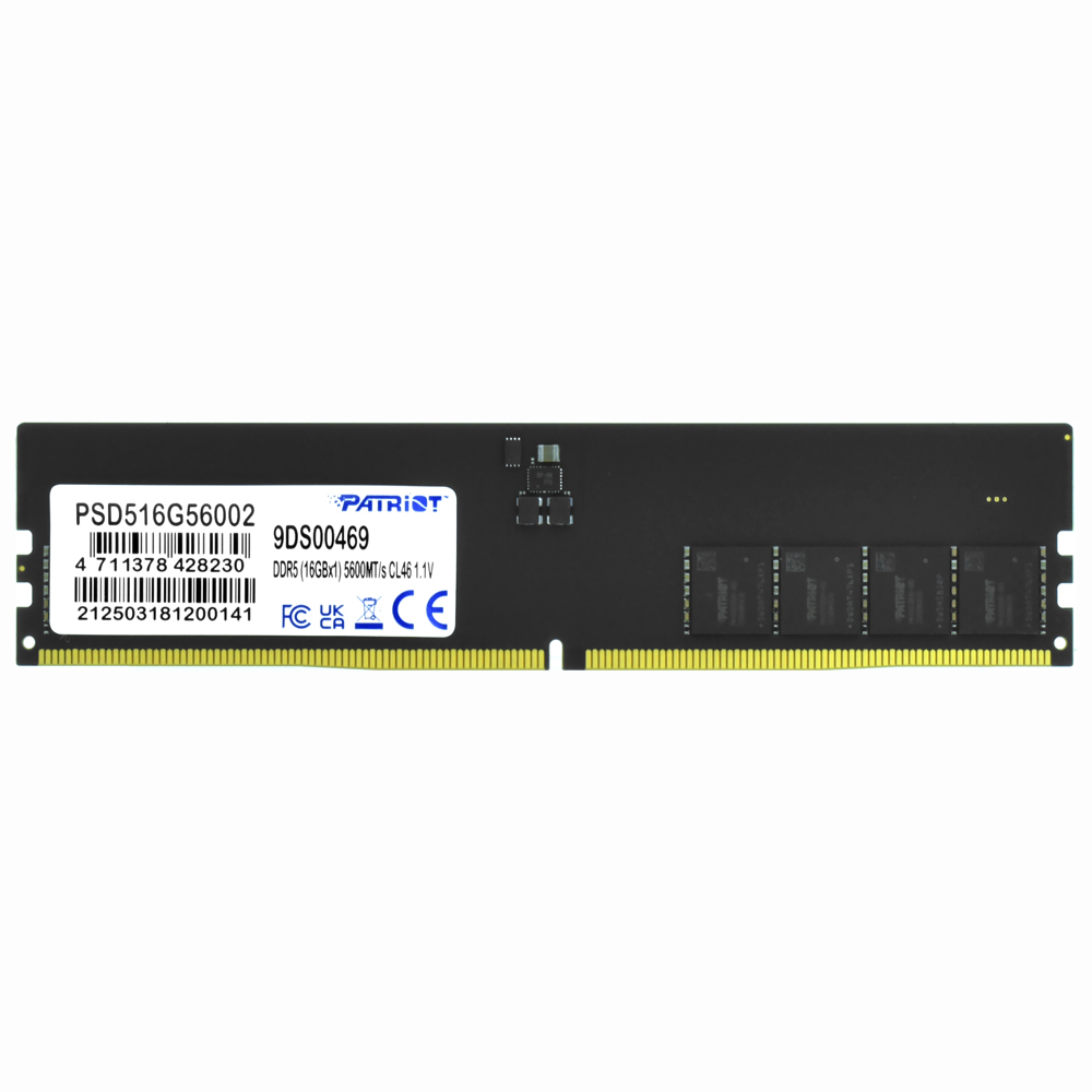 Memória RAM Patriot Signature Line DDR5 16GB 5600MHz - Preto (PSD516G56002)