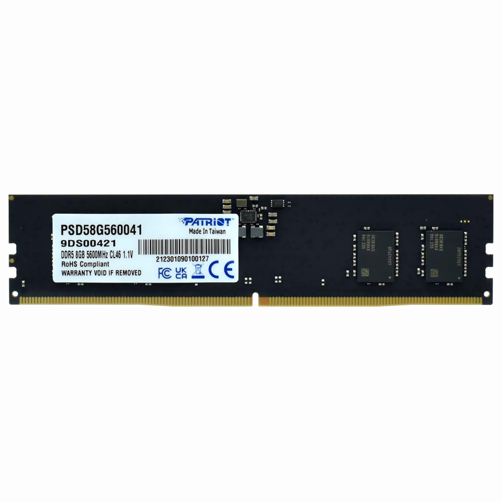 Memória RAM Patriot Signature Line DDR5 8GB 5600MHz - PSD58G560041