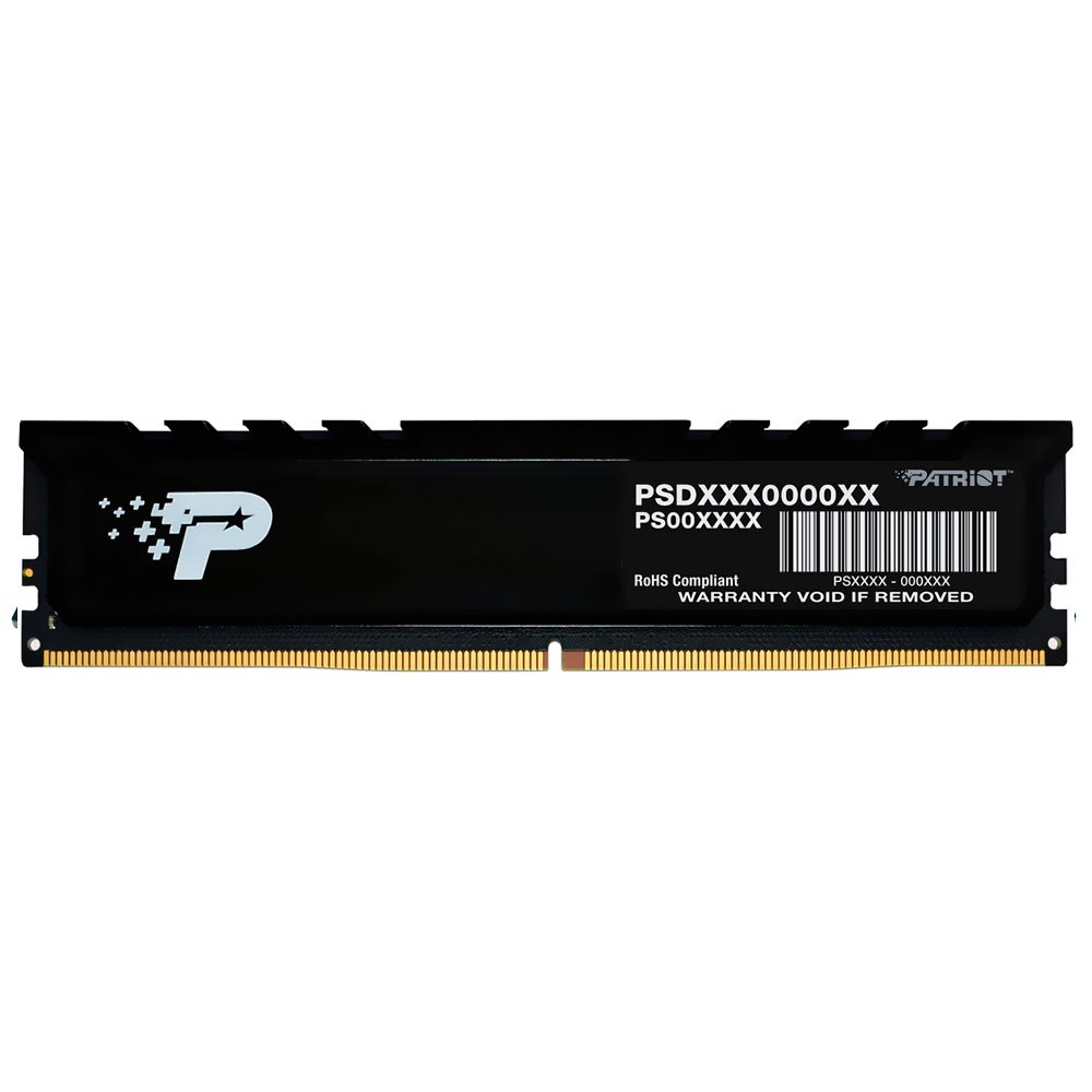 Memória RAM Patriot Signature Premium DDR5 8GB 4800MHz - Preto (PSP58G480041H1)