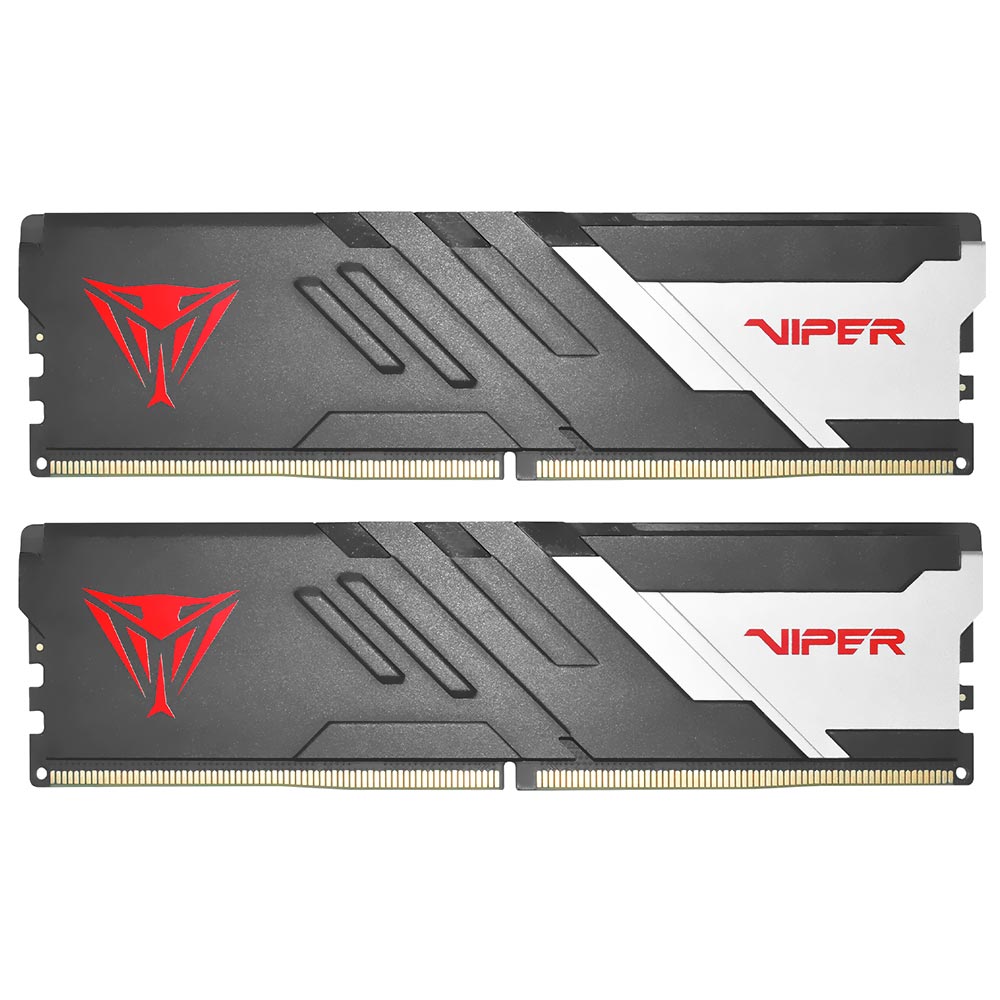 Memória RAM Patriot Viper Venom DDR5 64GB (2x32GB) 6400MHz - Preto / Prata (PVV564G640C32K)