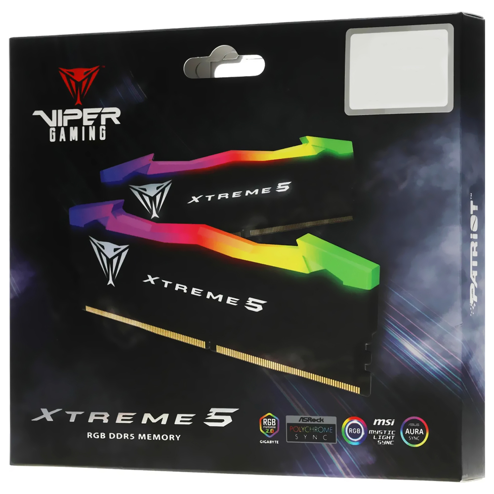 Memória RAM Patriot Viper Xtreme 5 DDR5 48GB (2x24GB) 8000MHz - Preto (PVXR548G80C38K)