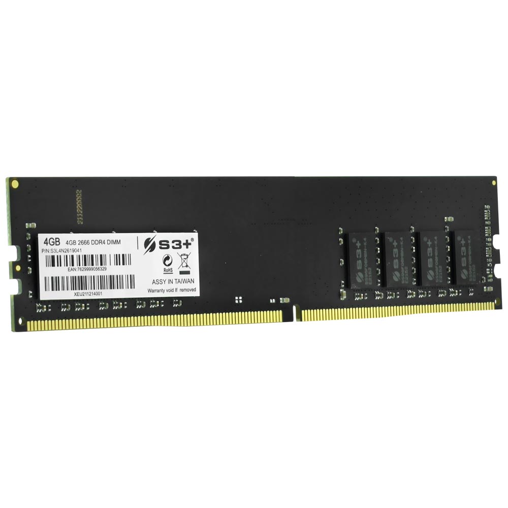 Memória RAM S3+ DDR4 4GB 2666MHz - S3L4N2619041