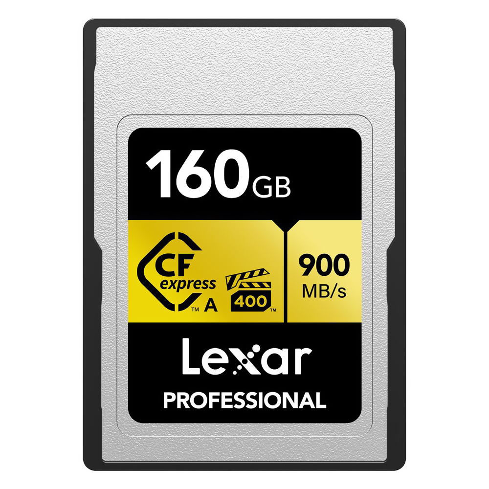 Cartão de Memória CF Express Lexar Professional Type A Gold Series 160GB - LCAGOLD160G-RNENG