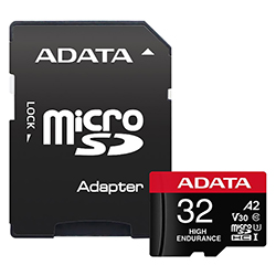 Cartão de Memória Micro SD ADATA V30 32GB Classe 10 -  AUSDH32GUI3V30SHA2-RA1 