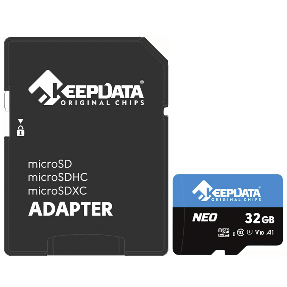 Cartão de Memória Micro SD Keepdata Neo C10 HC I U1 V10 A1 32GB - KDMSDC10U1V10A1/32G