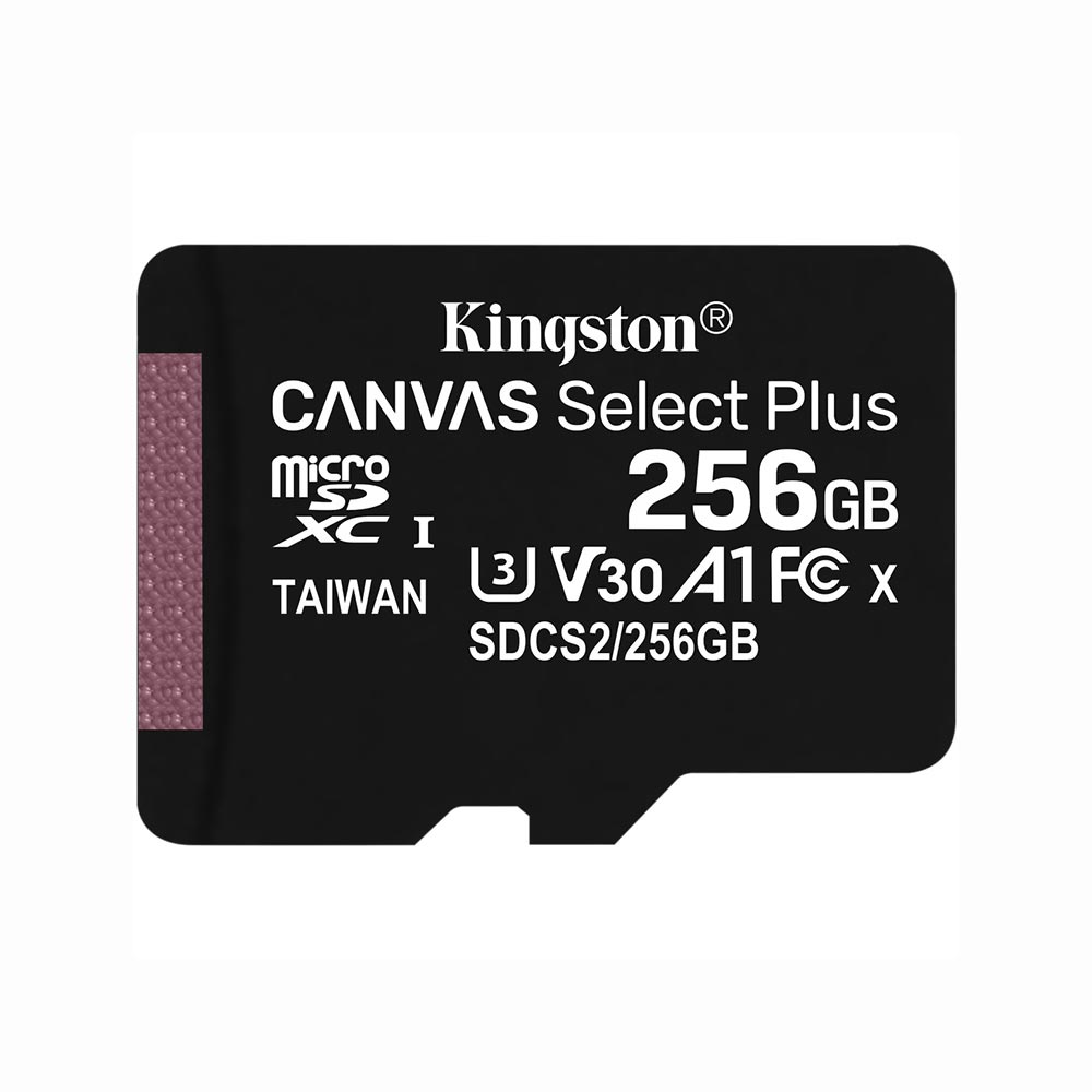 Cartão de Memória Micro SD Kingston Canvas Select Plus 256GB 