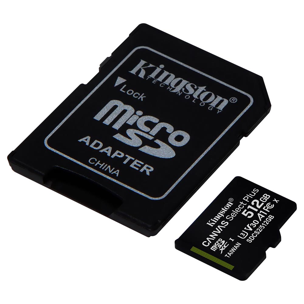 Cartão de Memória Micro SD Kingston Canvas Select Plus 512GB