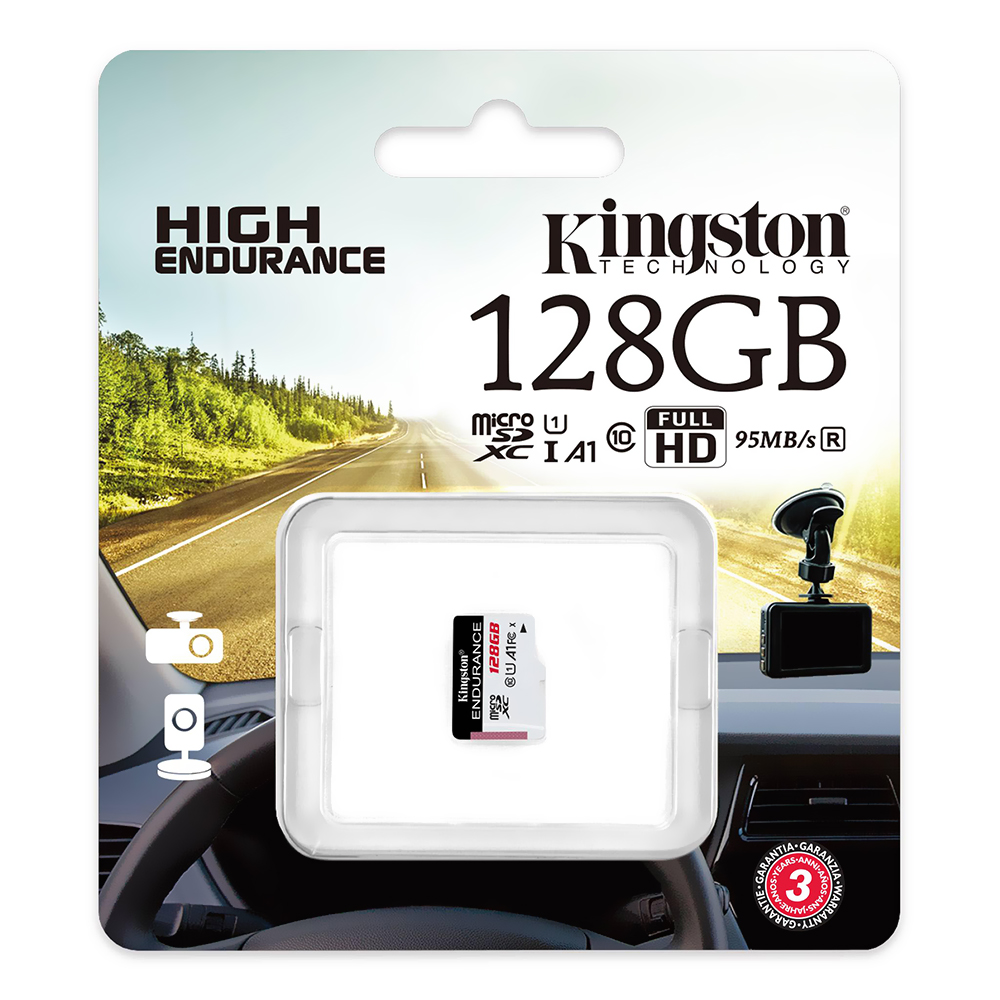 Cartão de Memória Micro SD Kingston High Endurance 128GB