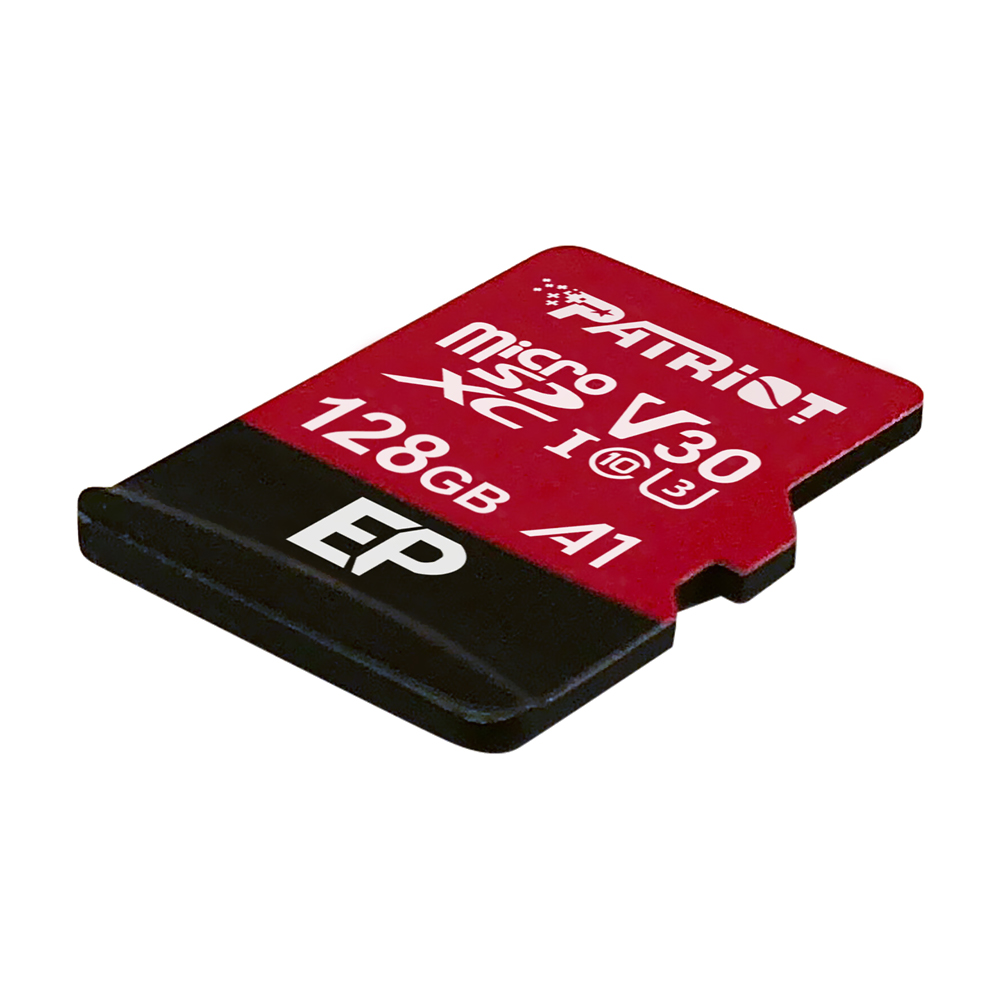 Cartão de Memória Micro SD Patriot 2x1 C10 U3 V30 A1 - PEF128GEP31MCX