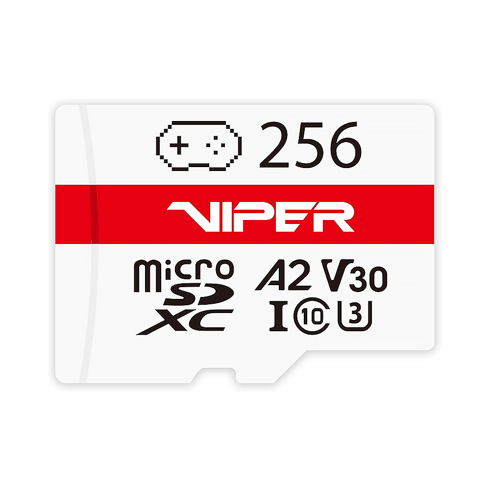 Cartão de Memória Micro SD Patriot Viper C10 U3 V30 4K 256GB - PV256GGM32MCX