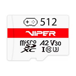 Cartão de Memória Micro SD Patriot Viper C10 U3 V30 4K 512GB - PV512GGM32MCX