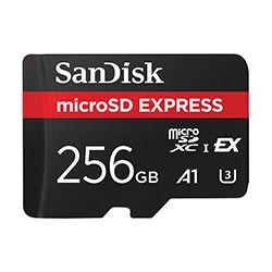 Cartão de Memória Micro SD SanDisk Express A1 U3 5.3K UHD 256GB - SDSQXFN-256G-GN4NN