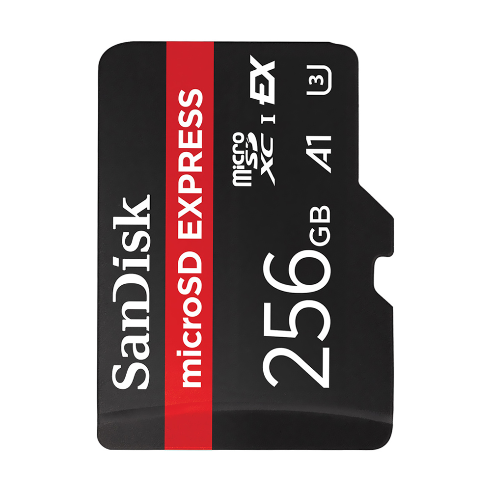 Cartão de Memória Micro SD SanDisk Express A1 U3 5.3K UHD 256GB - SDSQXFN-256G-GN4NN
