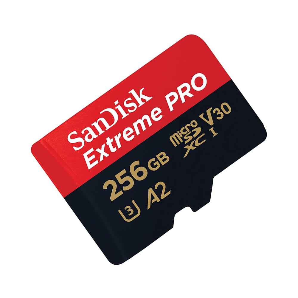 Cartão de Memória Micro SD SanDisk Extreme Pro U3 V30 256GB UHD 4K - SDSQXCD-256G-GN6MA